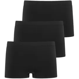 Jockey Slip Seamfree Boy Short 3P Schwarz XL
