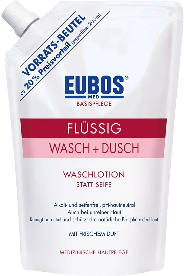 Eubos® Flüssig rot Nachfüllbeutel mit frischem Duft