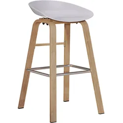 2er-Set Schalen Barhocker | Weiß | Schalen Garten Barhocker,Terrassen Schalen Barhocker, Outdoor Schalen Barhocker