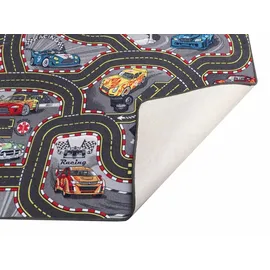 Primaflor Spiel- und Kinderteppich CARS | Grau - 95x200 cm