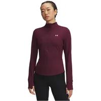 Under Armour Motion Emea Halbreißverschluss-sweatshirt - Maroon / White