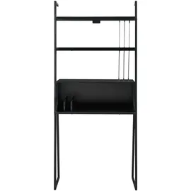 [en.casa] Schreibtisch, Möbelset Storfjord 4-tlg. 1xSchreibtisch, 2xRegal, 1xTV Schrank