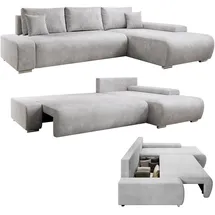 Juskys Iseo Ottomane rechts Hellgrau