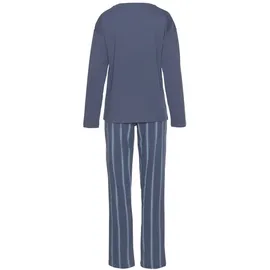 vivance dreams by lascana Pyjama Blau-gestreift 32/34