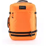 National Geographic Cityrucksack NATIONAL GEOGRAPHIC "Hybrid", Gr. B: 36.00cm, orange, Kunstfaser, Rucksäcke, mit verstaubaren Tragegurten