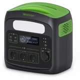 NECESPOW Tragbare Powerstation N7576 AC Steckdosen x 3 700W(Spitze 1400W)576Wh, Powerstation LiFePO4 Akku Reine Sinuswelle, USB-C PD100W Ausgang/Eingang, Solargenerator für Camping Hause CPAP