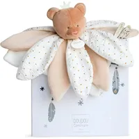 DOUDOU Traumfänger Bär Schmusetuch Blüte 26cm