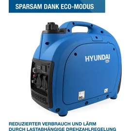 Hyundai Inverter-Generator HY2300Si D (2.2 kW, tragbar, 2 x 230V + 1 x 12V, 1 x USB)