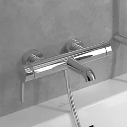 Villeroy & Boch Skyla Einhebel-Badewannenarmatur, Badarmaturen, chrom