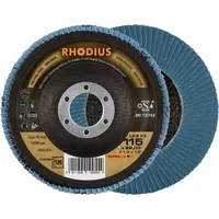 RHODIUS ALPHAline LGZ F3 Fächerschleifscheibe 115 x 22,23 mm
