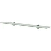 vidaXL Wand Regal Glasregal Glasboden Glasablage Badregal Mattiert 70x20 cm 8 mm