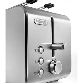 De'Longhi Ctx 2203 Toaster 2 Scheiben Silber