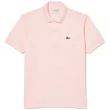 Classic Fit Poloshirt mit Baumwollanteil Rosa M