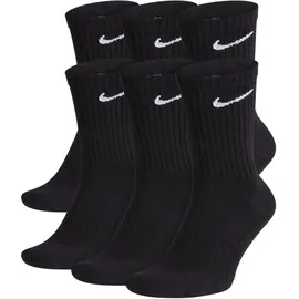 Nike Everyday Cushioned Crew-Trainingssocken Black/White 46-50
