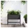 vidaXL Hochbeet Gartenpflanzer 60 x 26 x 45 cm Schwarz