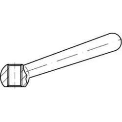 DIN 99 Kegelgriff Stahl N 63 M 8 geneigt mit Gewinde