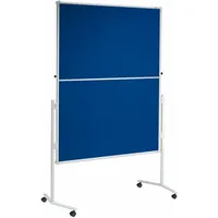 Maul Moderationswand professionell 120 x 150 cm blau