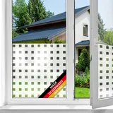 d-c-fix Fensterfolie static Premium, selbsthaftend, Design Caree 67,5 x 150 cm