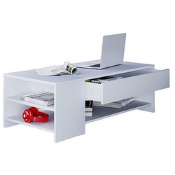 VCM my home Tindus Couchtisch weiß 100,0 x 50,0 x 35,0 cm