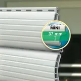 Schellenberg Rollladenprofil für System Mini 120 x 3,7 cm grau - Grau