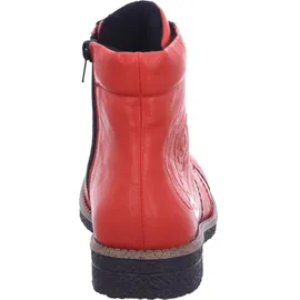 Rieker Damen Stiefelette 73504-33 rot Gr. 42