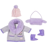Baby Annabell Deluxe Mantel Set mit Wintermantel, Mütze, Muff und Stiefeln für 43 cm Puppen, 706060 Zapf Creation