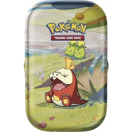 Pokémon Mini-Tin-Box Karmesin & Purpur Nebel der Sagen Boninu (2 Boosterpacks & 1 Stickerbogen)