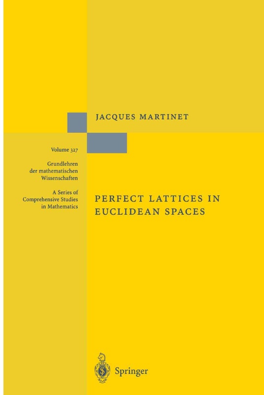 Perfect Lattices In Euclidean Spaces - Jacques Martinet, Kartoniert (TB)