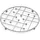 JUSTINUS Topfuntersetzer 22 x 1,5 cm Silber