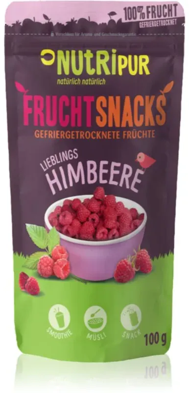 Nutripur Frucht Snacks Himbeere Trockenfrüchte 100 g