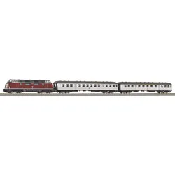 PIKO 59018 H0 SmartControl WLAN Set mit Bettungsgleis DB IV Personenzug