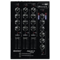 Omnitronic DJ Controller PM-311P DJ-Mixer mit Player schwarz