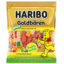 HARIBO GOLDBÄREN sauer Fruchtgummi 175,0 g