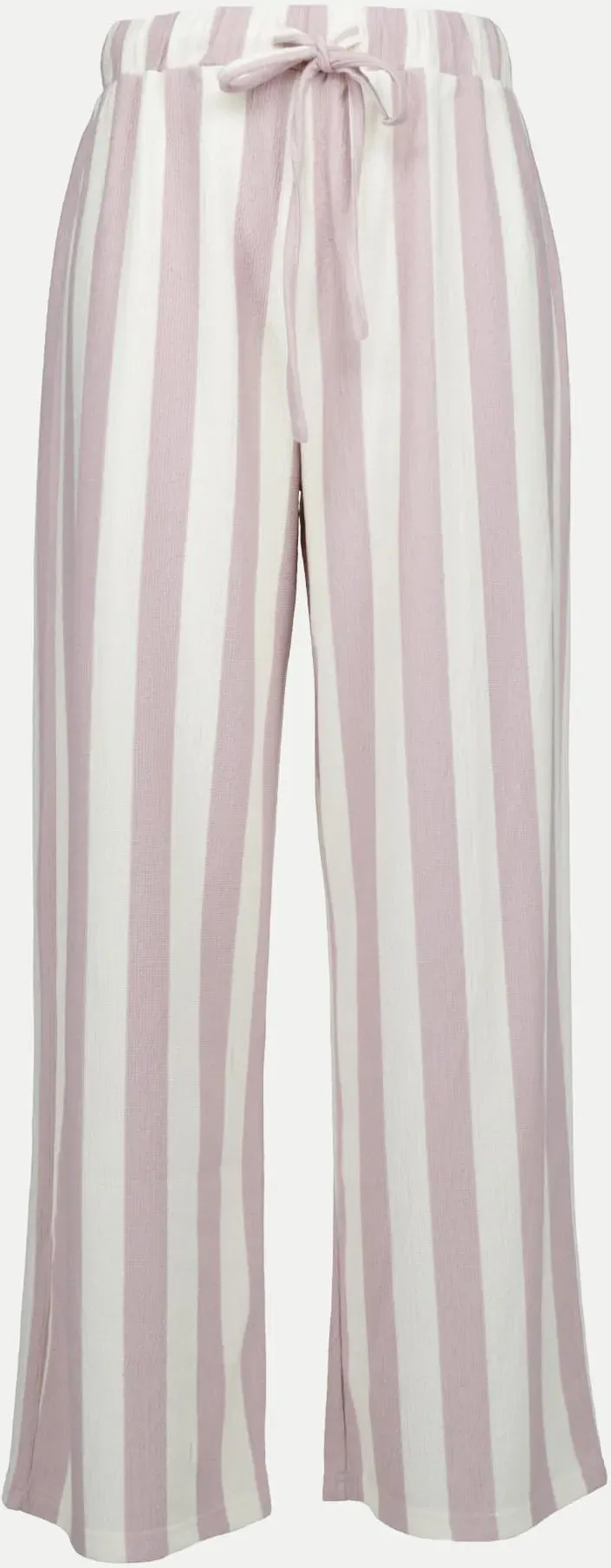Gestreifte Hose mit weitem Bein Mehrfarbig XS