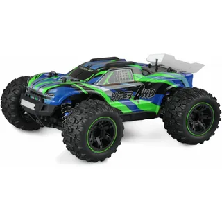 AMEWI Hyper GO Truggy brushed 4WD 1:16 RTR blau/grün