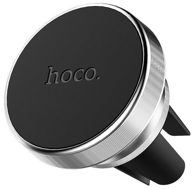HOCO Hoco CA47 Metall Magnethalter Handy-Halterung KFZ Auto Handy Halter für Lüftung, Silber Smartphone-Halterung silberfarben