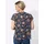 Classic Basics Druckbluse Blau/Gelb 40