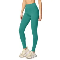 Merry Style Leggings Damen Baumwolle für das ganze Jahr Bequeme Leggings Blickdicht Damen Ideal für Yoga Sport Gym und Freizeit MS10-198 (Dunkeltürkis, M)