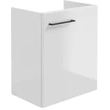 Camargue Espacio Waschtischunterschrank  (50 x 33 x 60 cm, Mira, Hochglanz, Farbe Griff: Schwarz)