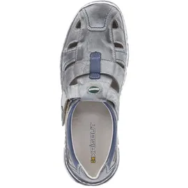 Krisbut Slipper gelocht gefloch. modisch in grau Gr. 41 - 41