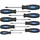 SW Stahl Sw-stahl 31500L Schraubendrehersatz TR-Profil I T8 - T40 I TX Schraubenzieher Set I T-schraubendreher Werkzeug mit Stirnlochbohrung