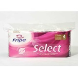 Fripa Toilettenpapier, Fripa Select 100% Zellstoff 4-lagig 48 Rollen/Paket, 8 x 160 Blatt a 14cm, 4-lagig