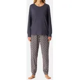 SCHIESSER Comfort Essentials Pyjama Dunkelgrau 46