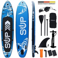 24MOVE SUP Board Supboard Set inkl. Zubehör 366 x 80 cm blau