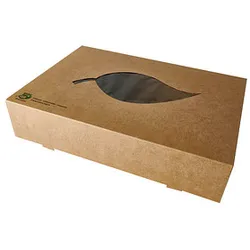 10 PAPSTAR Catering-Kartons pure 35,7 x 24,7 cm