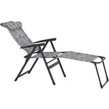 Siena Garden Camping Fußteil Comfort Anthrazit 65 cm x 48 cm x 42 cm