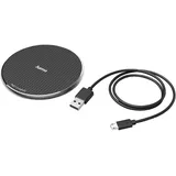 Hama Wireless Charger QI-FC10 10W kabelloses Smartphone-Ladepad schwarz
