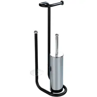 Wenko WC-Garnitur Universalo Schwarz