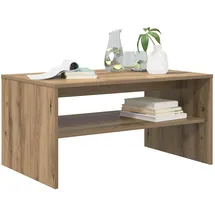 vidaXL Couchtisch Artisan-Eiche 80 x 50 x 40 cm