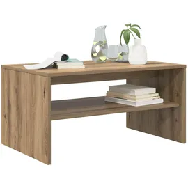 vidaXL Couchtisch Artisan-Eiche 80 x 50 x 40 cm